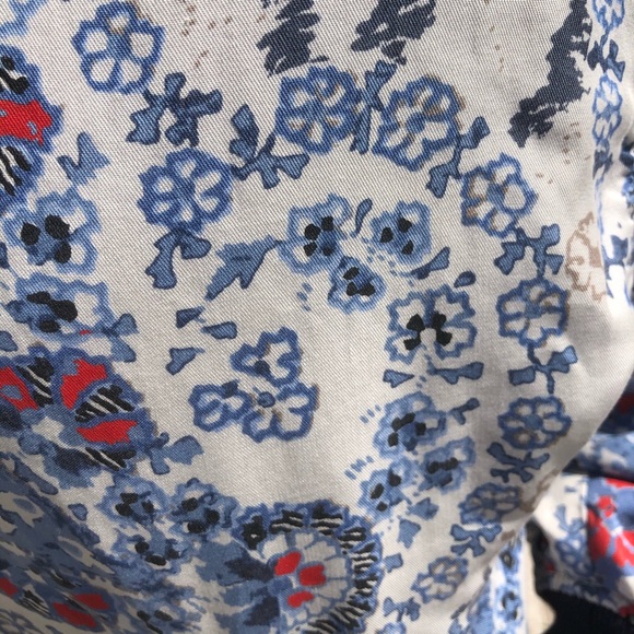 Free People Printed Jacket Zip Up NWOT Medium - Picture 5 of 6